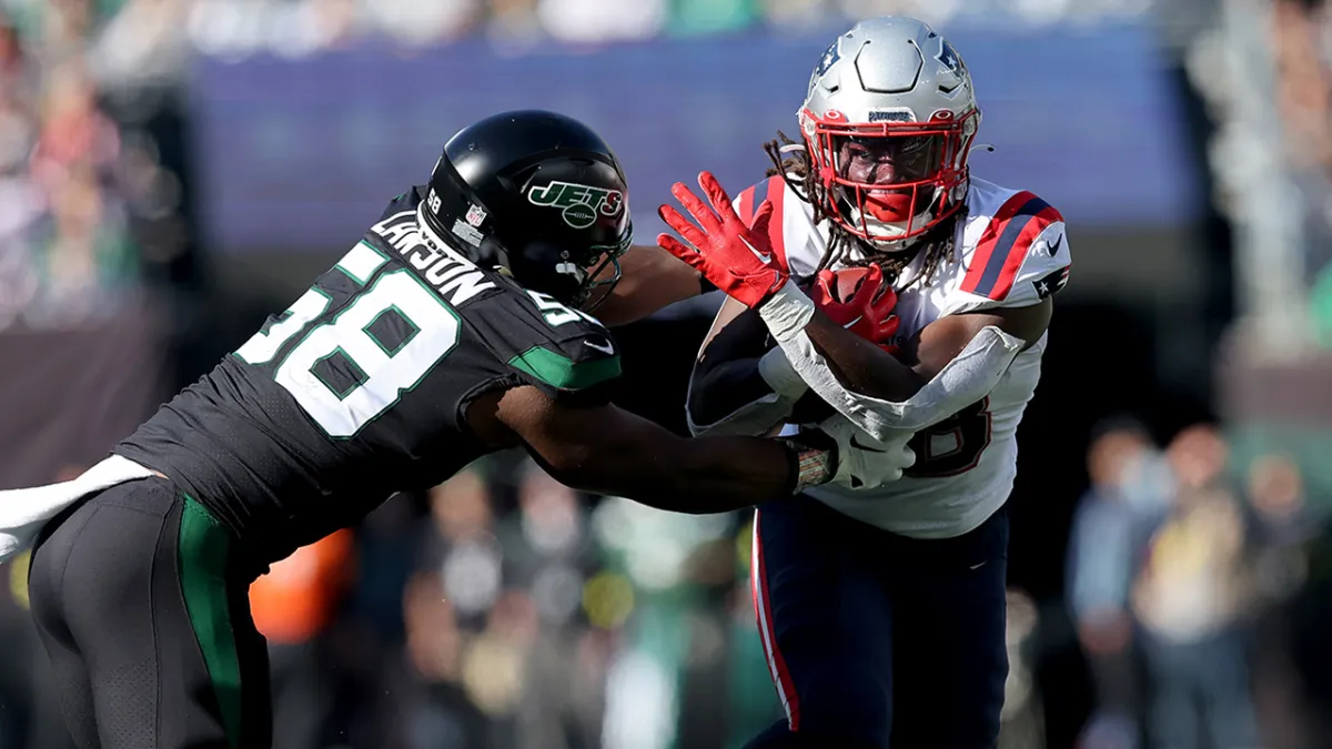 Jets End Zones In Rough Shape Vs. Patriots At MetLife Stadium