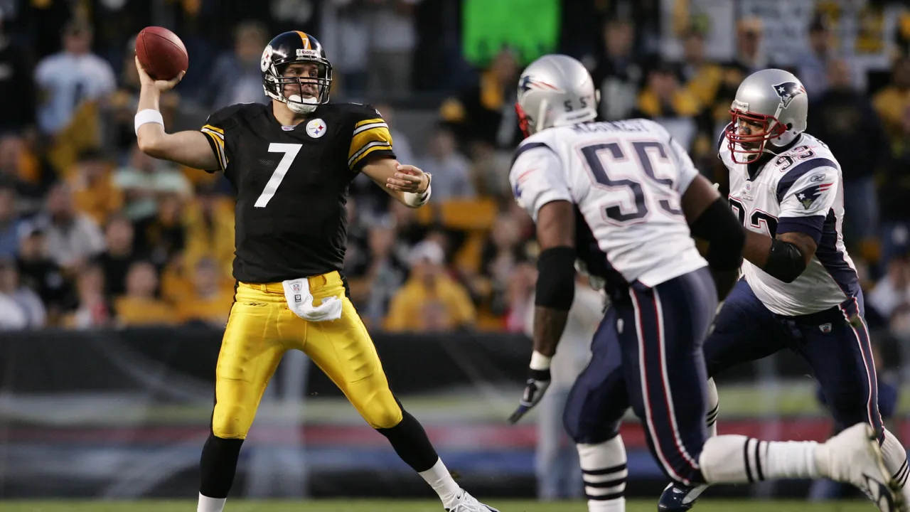 <p><strong>Week 8: Steelers 34, Patriots 20</strong> (18-for-24, 196 yards, 2 TD, 126.4 QB rating)</p>
<p><strong>AFC Championship Game: Patriots 41, Steelers 27 (</strong>14-for-24, 226 yards, 2 TD, 3 INT, 1 sack, 78.1 QB rating)</p>
<p>Ben Roethlisberger's 14-game win streak to start his NFL career included a Week 8 matchup against the Patriots in which he snapped New England's 21-game win streak. But Belichick got the last laugh in the AFC Championship Game, when Big Ben threw a pair of costly interceptions in the first half as the defending champs built a 24-3 halftime lead en route to a return trip to the Super Bowl.</p>