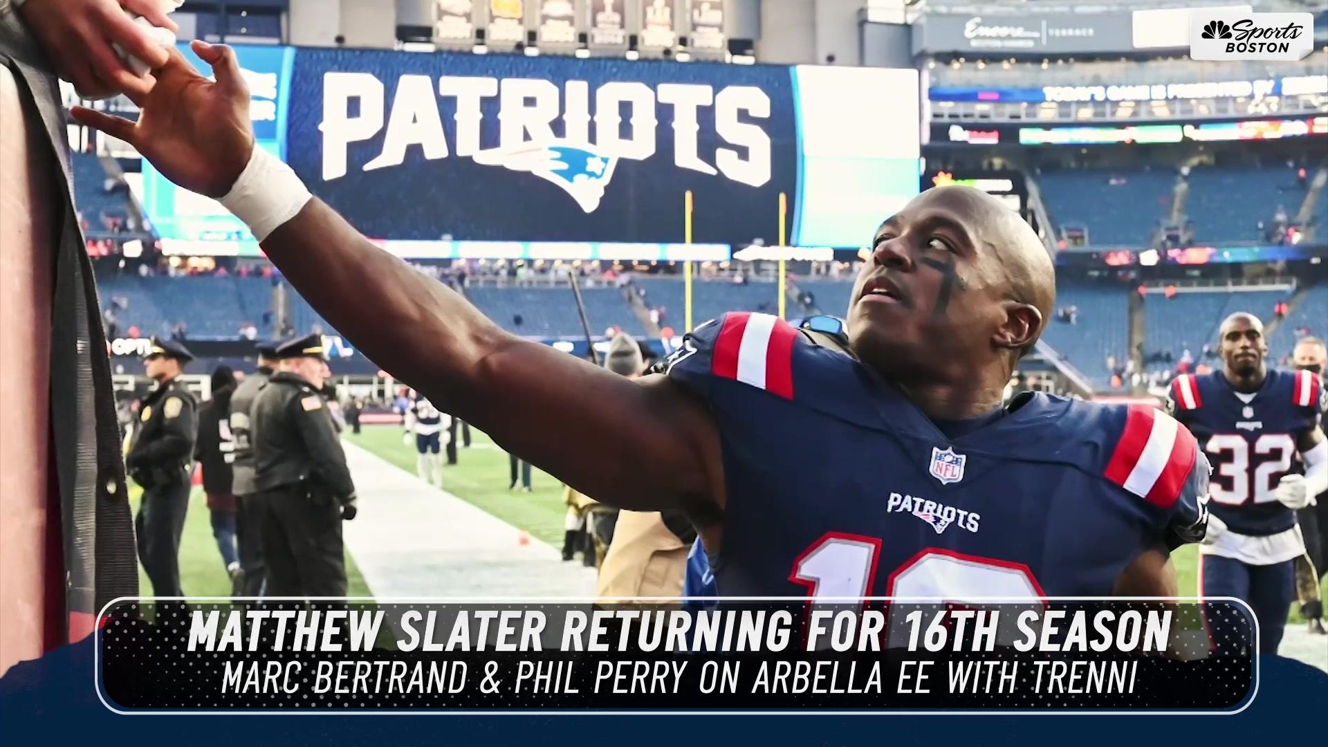 Matthew Slater returning to Patriots for 16th NFL season – NBC