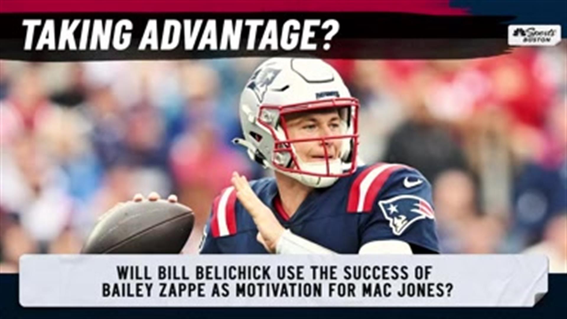 Bill Belichick on why he stuck with Bailey Zappe and not Mac Jones