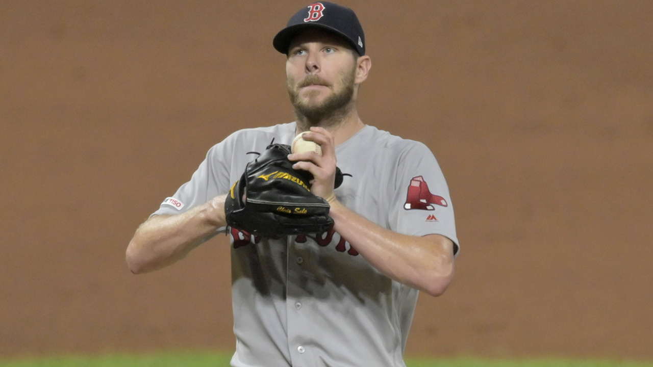 Red Sox pitcher Chris Sale to miss remainder of season after