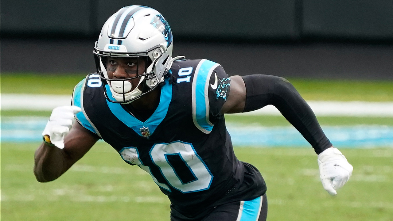 <p>Here's a good complement for Davis should the Patriots go in that direction. The 5-foot-11, 200-pounder posted 851 yards on 77 catches in 2020 under new Carolina offensive coordinator Joe Brady. He can play inside and had 66 slot targets last year (11th in the NFL, per Pro Football Focus), catching 82 percent of them (3rd). He also averaged 1.84 yards per route run from the interior (2nd).</p>
