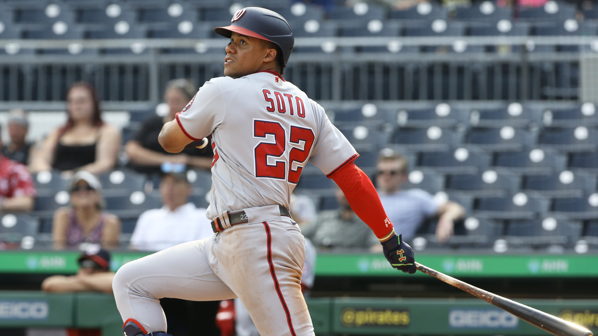 <p><strong>2022 projected record:</strong> 71-91</p>
<p>Juan Soto is your 2022 NL MVP. Mark it down.</p>
<p>That'll be one of the only intriguing storylines in Washington as its rebuild continues. Nelson Cruz joining Soto in the lineup should make for some fun moments too.</p>