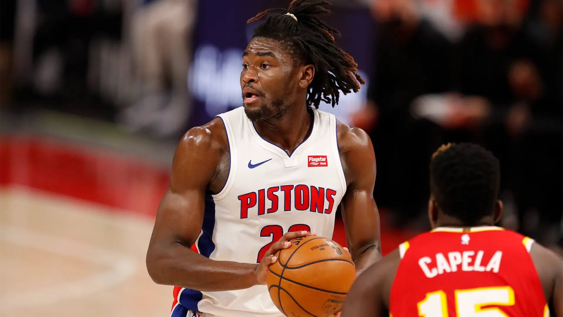 <p><strong>2020-21 stats:</strong> 7.9 ppg, 6.7 rpg, 0.9 apg, 55.3% FG, 33.3% 3PT</p>
<p>The Pistons landed a quality big man in Stewart, who leads all rookies (and ranks 11th in the NBA) with 86 blocks in 68 games. He's notched eight double-doubles to date and should earn a center spot on the All-Rookie First or Second team.</p>