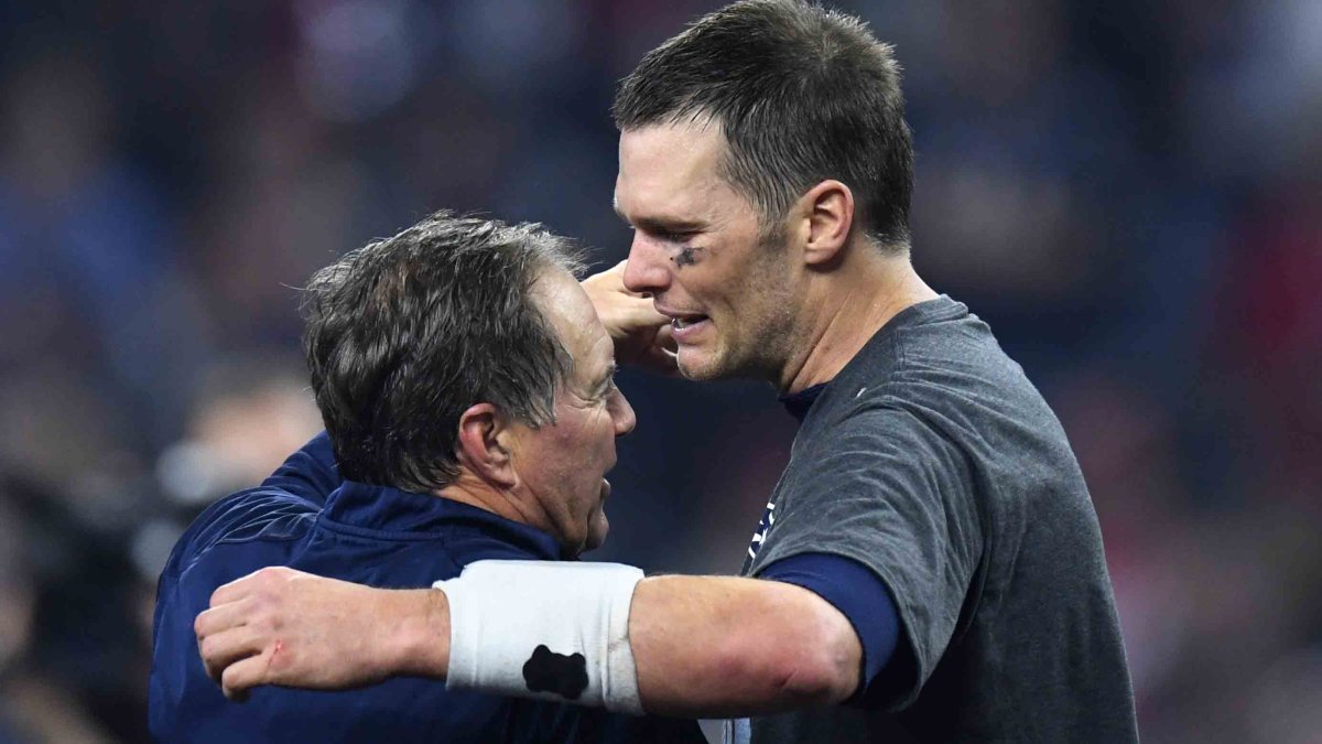 Bill Belichick praised Tom Brady for reaching an NFL milestone