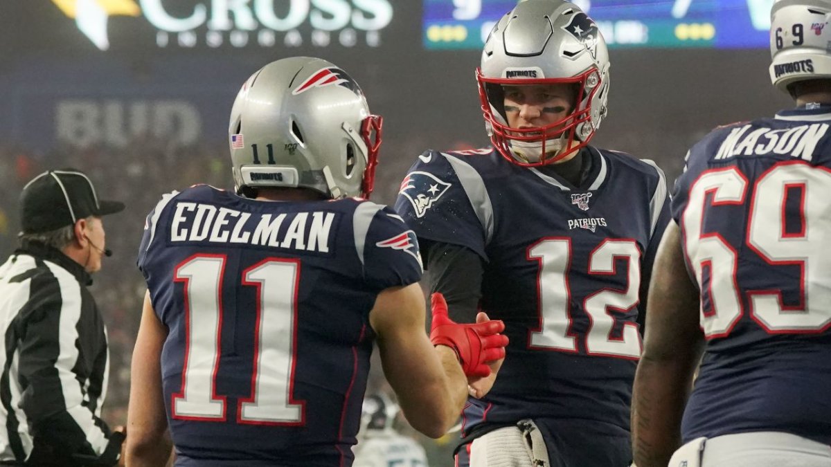 Julian Edelman has great reaction to Tom Brady's 'Madden 22' cover