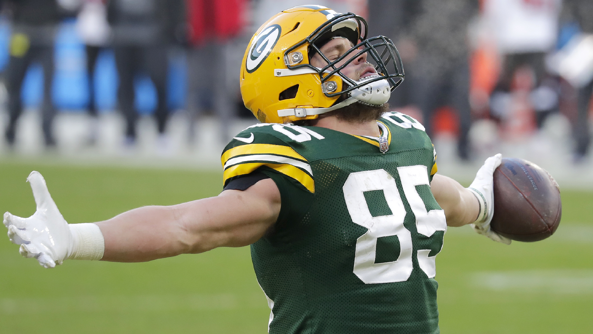 <p>Age: 26</p>
<p>2020 Stats: 52 catches, 586 yards, 11 touchdowns</p>
<p>Tonyan burst onto the scene last year as one of Aaron Rodgers' top weapons during his MVP year. Tonyan was a massive red-zone threat and caught 88.1 percent of the targets thrown his way. Odds are that Tonyan, a restricted free agent, will stay with the Green Bay Packers, but perhaps a team with enough cap space could make the well-rounded 6-foot-5 player an offer that would be tough for the Packers to match.</p>
<p> </p>