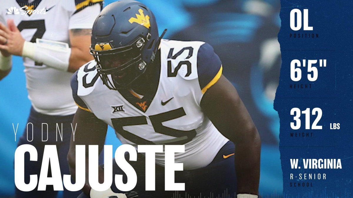 2019 NFL Draft: Patriots select West Virginia OL Yodny Cajuste with pick  No. 101 – NBC Sports Boston