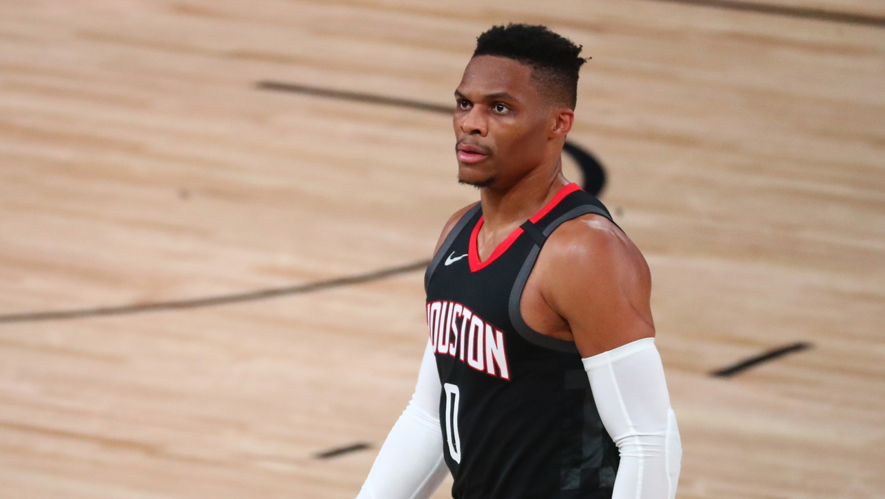 <p>For over 50 years, the only player to average a triple-double for an entire season was Oscar Robertson... until Russell Westbrook accomplished the feat in 2016-17. Then he did it again the next season. And the season after that.</p>
<p>The 2017 MVP is also a two-time scoring champ and nine-time NBA All-Star. Now the NBA world waits to see where Westbrook will take his ball-dominant game next season after wanting out of Houston.</p>
<p><em>Honorable Mention: Derrick Rose (#1); Kevin Love (#5); Serge Ibaka (#24); DeAndre Jordan (#35)</em></p>