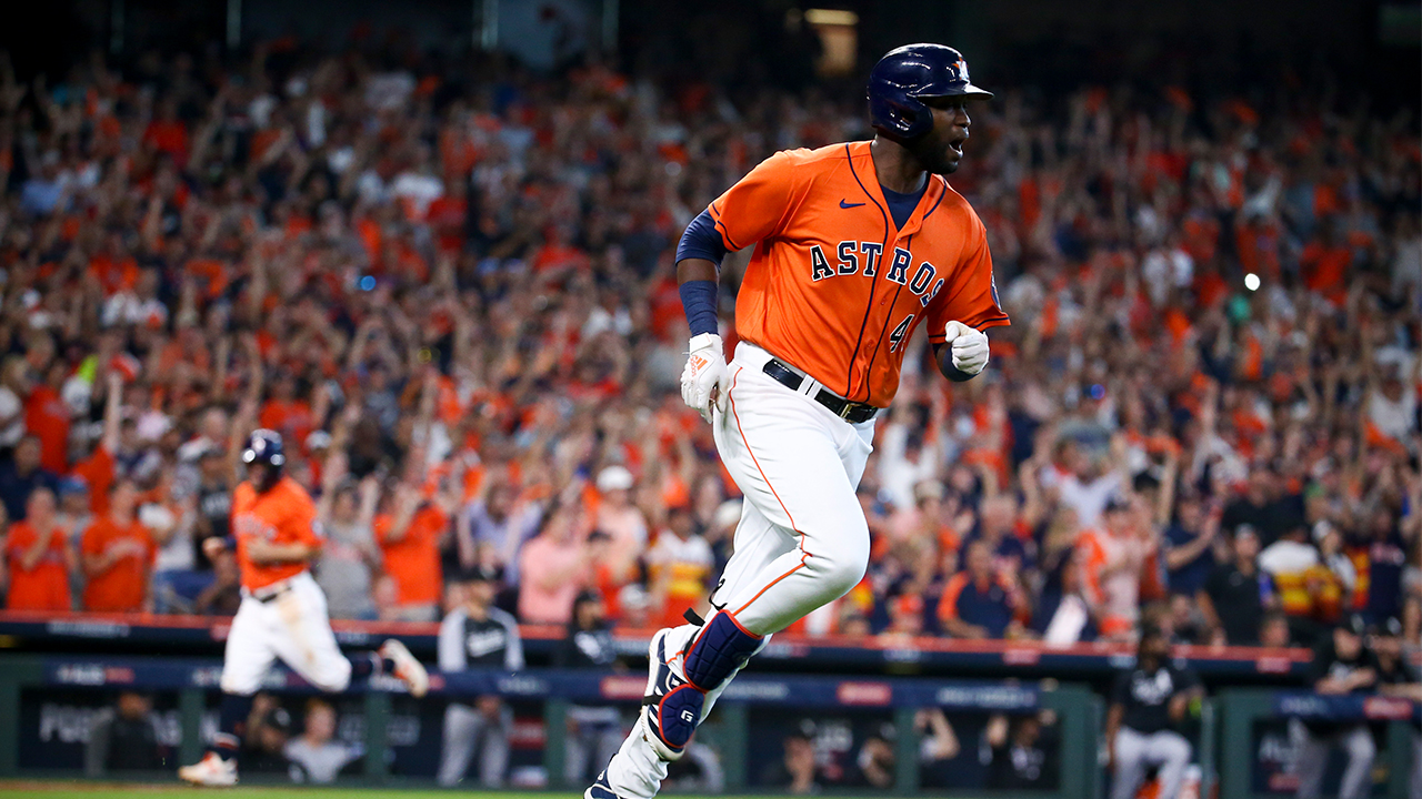 <p><strong>2022 projected record:</strong> 93-69</p>

<p>Losing Carlos Correa hurts, but the Astros still have the talent and experience to be considered favorites in the American League. They'll also get future Hall of Famer Justin Verlander back in the rotation, though it remains to be seen how he'll hold up in his return from Tommy John surgery.</p>
