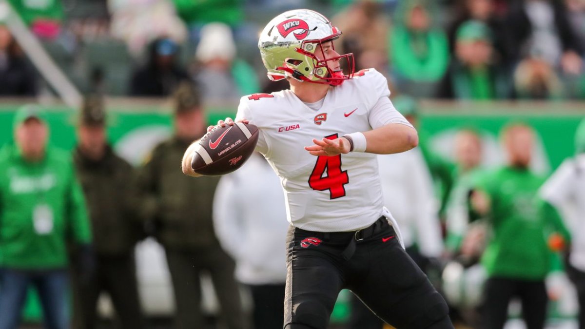 HIGHLIGHTS: Patriots select Western Kentucky quarterback Bailey