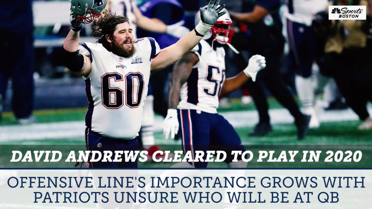 Patriots center David Andrews announces he's been cleared to play in 2020 –  NBC Sports Boston