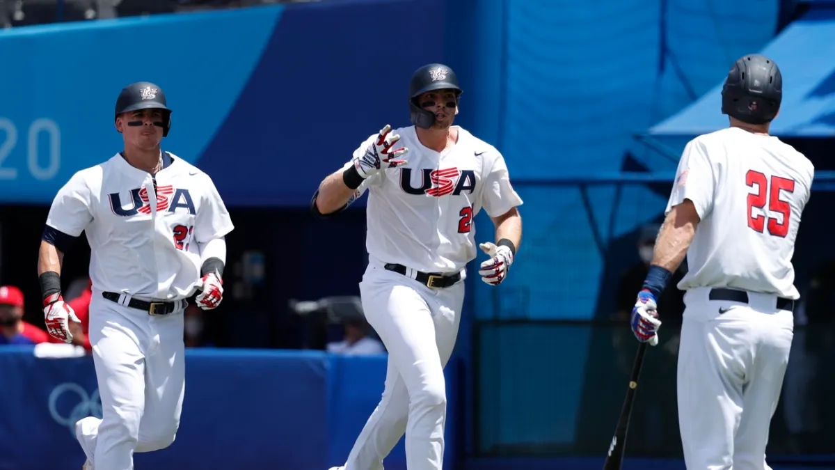 Red Sox prospect, Triston Casas, US Olympic baseball team, Worcester Red  Sox, Jack Lopez