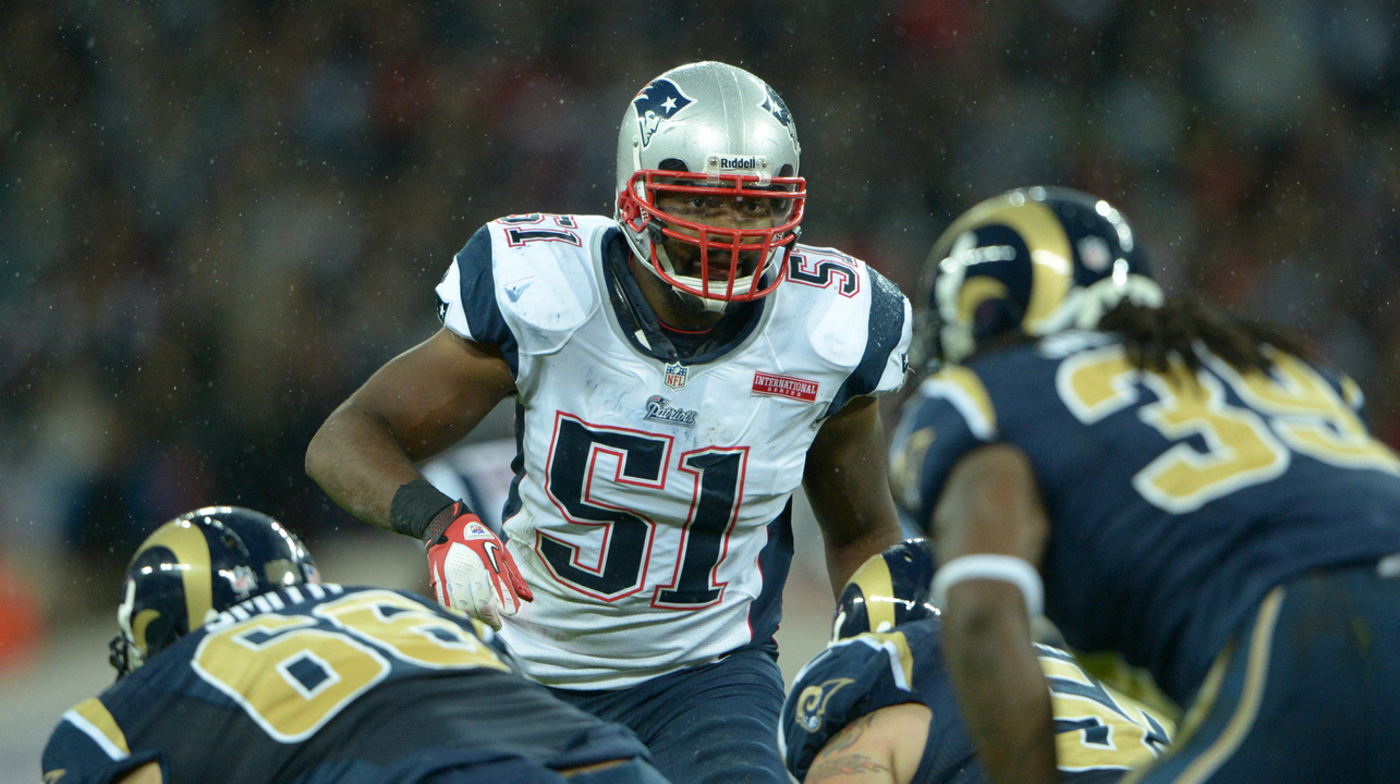 <p>Mayo spent his entire eight-year NFL career in New England and was a staple for Bill Belichick's defense. He was a two-time Pro Bowler and the 2008 Defensive Rookie of the Year. He also was a team captain from 2009-12.</p>
<p>While injuries dampened his career and prevented him from playing in two Super Bowls, Mayo's efforts shouldn't be overlooked.</p>