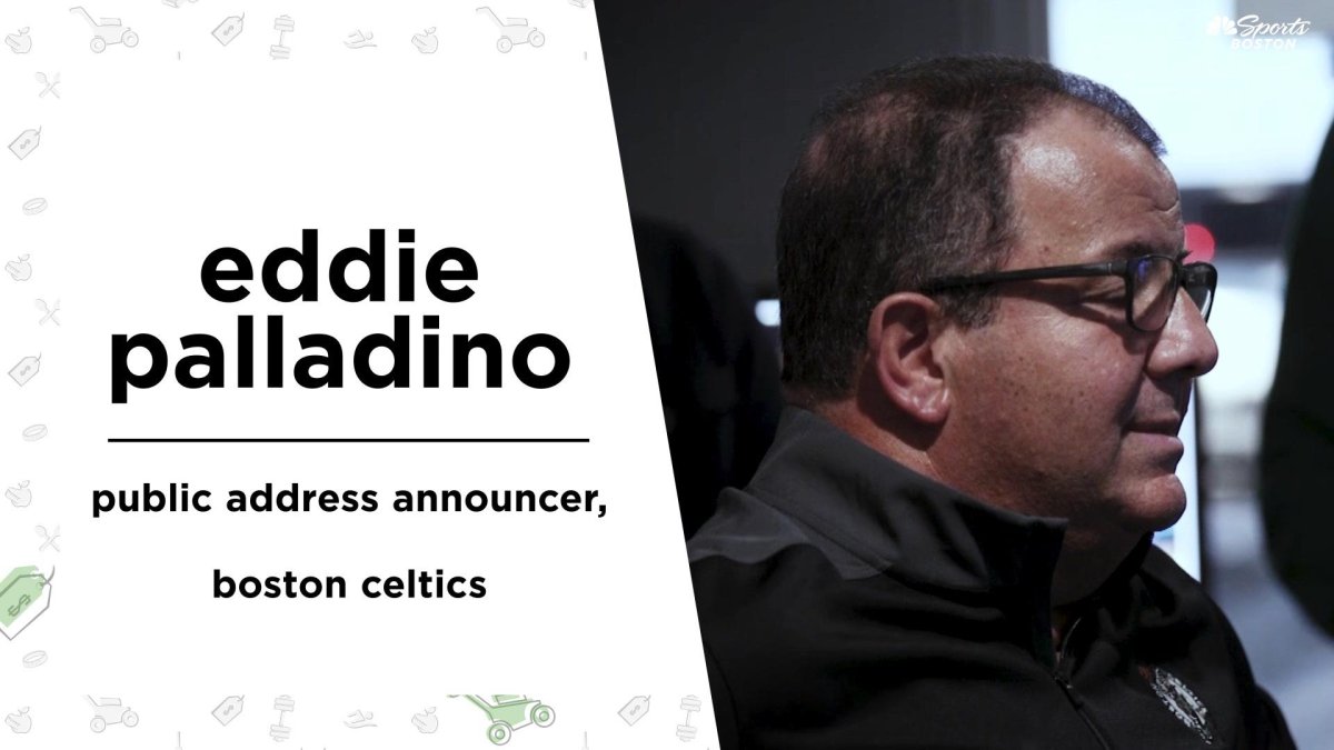 Sports Jobs: Celtics PA announcer Eddie Palladino