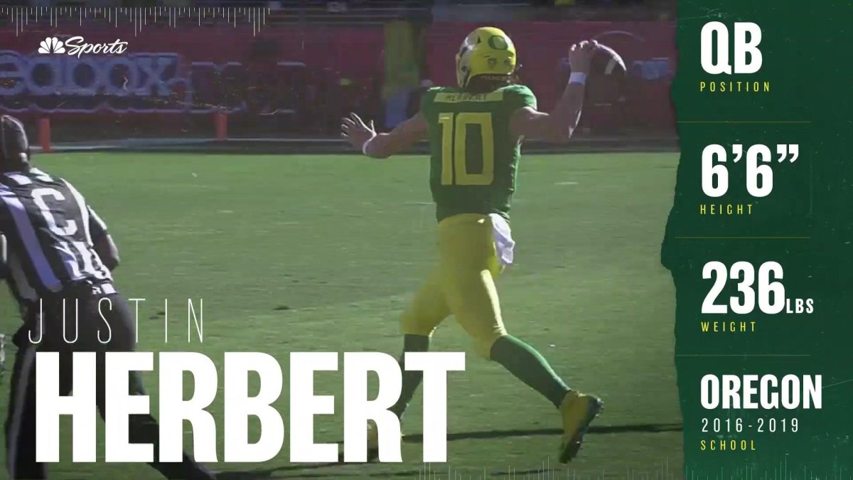 Justin Herbert will stay at Oregon in 2019 - NBC Sports