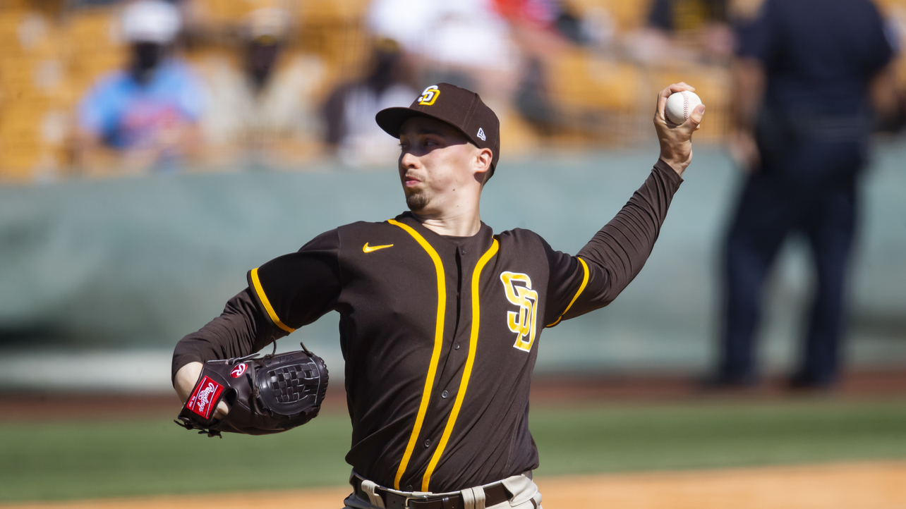 <p>Snell quickly returned to ace form last season after undergoing surgery on his left elbow. The southpaw posted a 3.24 ERA and 1.20 WHIP in the regular season and was rock-solid for Tampa Bay in its playoff run.</p>
<p>The last time we saw Snell, he infamously was pulled in the sixth inning of a dominant start in Game 6 of the World Series. With that unpleasant experience in the rear-view mirror, Snell will get a fresh start with an exciting San Diego Padres club in 2021. He'll be key to their success as they enter the campaign with World Series aspirations.</p>