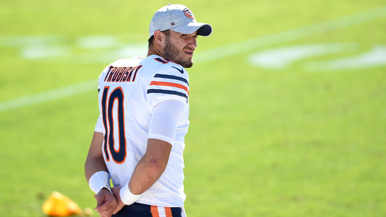 <p><strong>Age: </strong>26</p>
<p><strong>Current situation: </strong>Fourth year in the league and heās kinda been given up on. Heās been benched in favor of Nick Foles. Foles got hurt, Trubisky went back in and reminded everyone why heād been benched. Heāll be a free agent after the season.</p>
<p><strong>The Path to Foxboro:</strong> The Patriots have to conclude heās salvageable and then convince the No. 2 overall pick in 2017 to take a reclamation-level contract. And thatās not comparable to a Mariota-like $7M deal. Thatās Taylor-level $5M. On the high side.</p>
<p><strong>The fit? </strong>Belichick doesnāt like error-repeaters? Thatās what Trubisky has been. He just doesnāt seem to improve. Now, maybe the Trubisky Belichick saw in the lead-up to the Bears game in 2018 still has some sparkle. Because Belichick thought that Trubisky was really good then. He ran for 81 yards that day and almost beat the Patriots with a Hail Mary in Chicago.</p>
<p>The Bears are 26-19 in games he started. Heās thrown 57 touchdowns and 34 picks. Heāll get a job somewhere.</p>