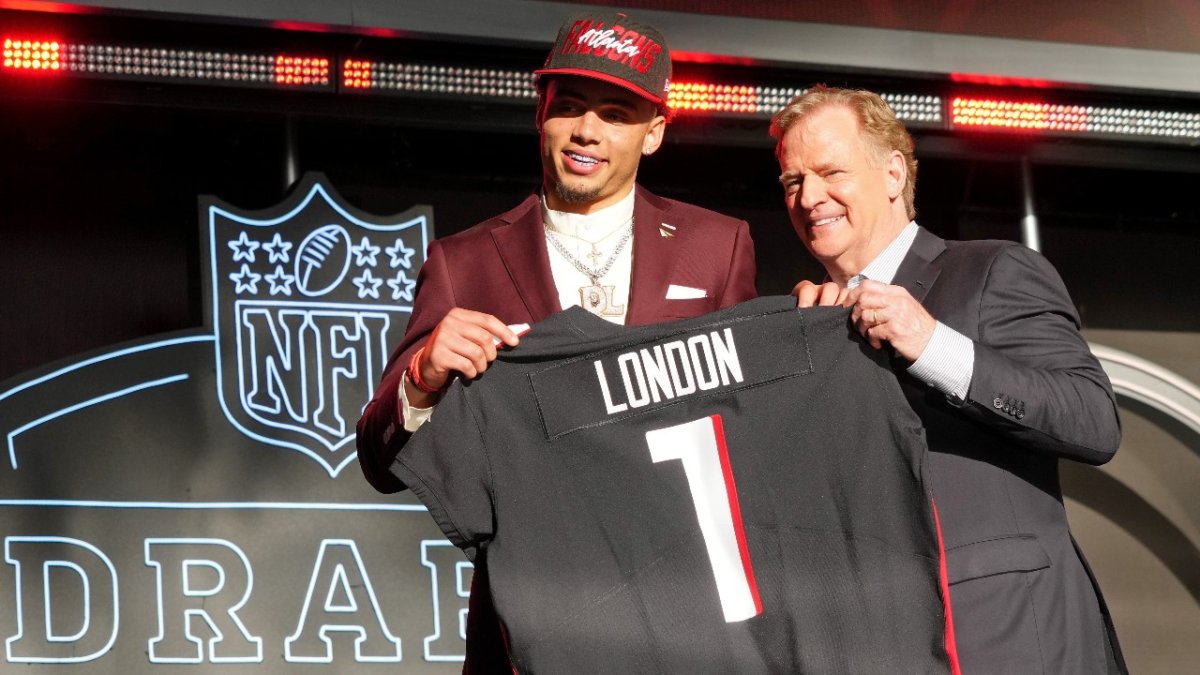 Falcons select Drake London with No. 8 overall 2022 NFL Draft pick