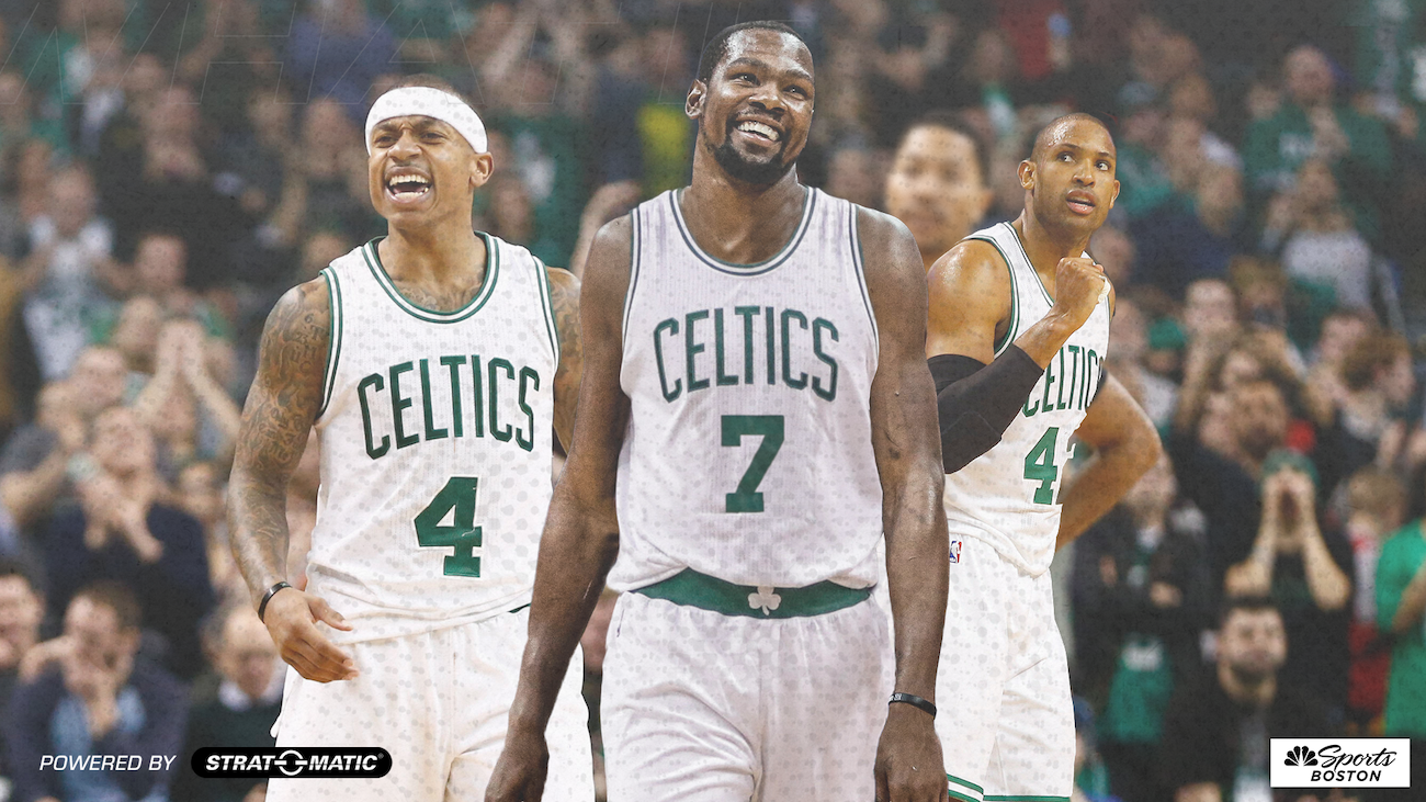 What if Kevin Durant signed with Celtics in 2016 Playing out C s season NBC Sports Boston