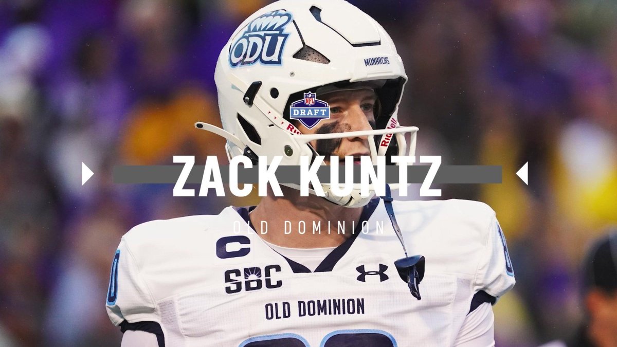 2023 NFL Draft Highlights Zack Kuntz TE, Old Dominion NBC Sports Boston