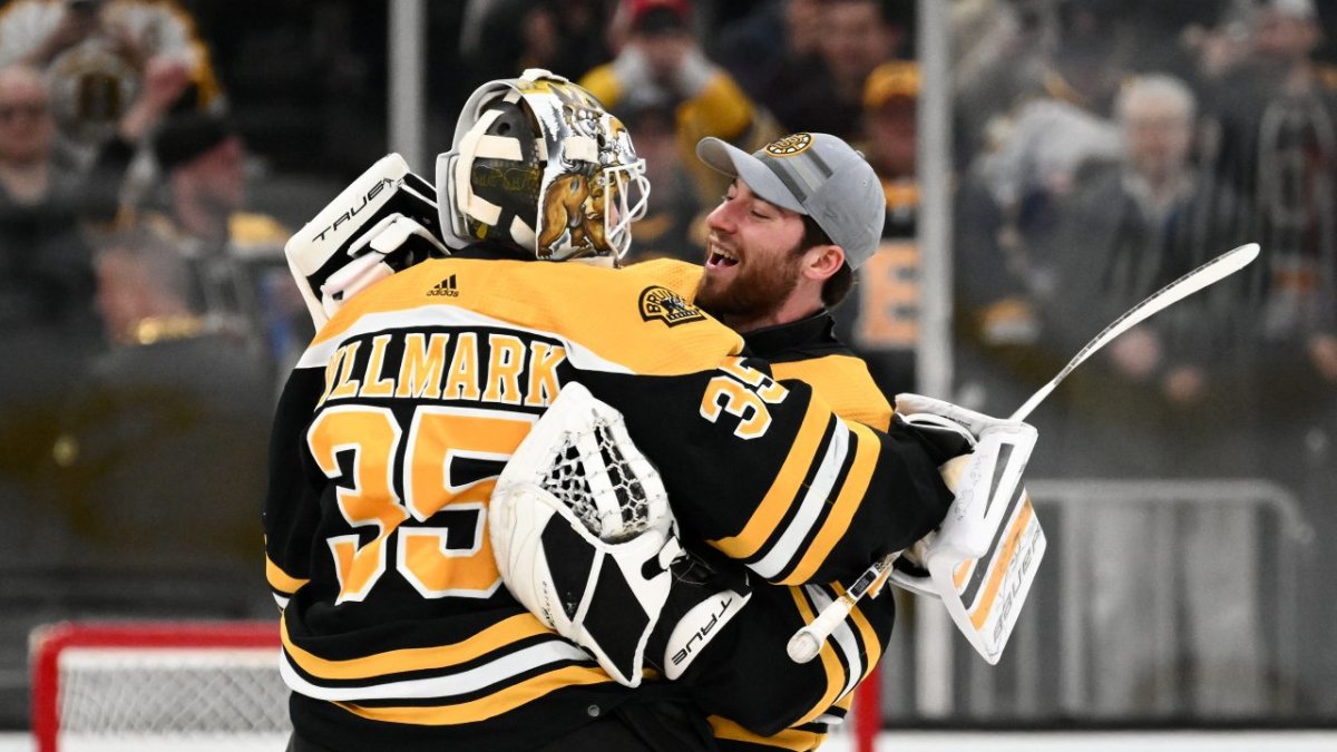 For Bruins goalies Jeremy Swayman and Linus Ullmark, success means