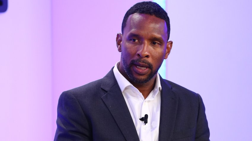 NEW YORK, NY – MARCH 28:  Shaka Hislop speaks during the ‘The Ugle Side of The Beautiful Game’ panel during day two of the International Champions Cup launch event at 107 Grand on March 28, 2019 in New York City.  (Photo by Mike Stobe/International Champions Cup/Getty Images)