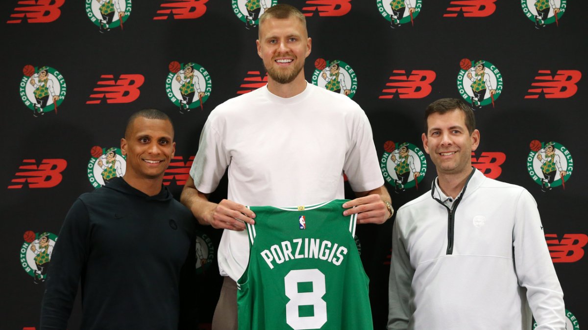 Pašaizliedzīgais Kristaps Porziņģis apliecina apņēmību Celtics titula meklējumos – NBC Sports Boston