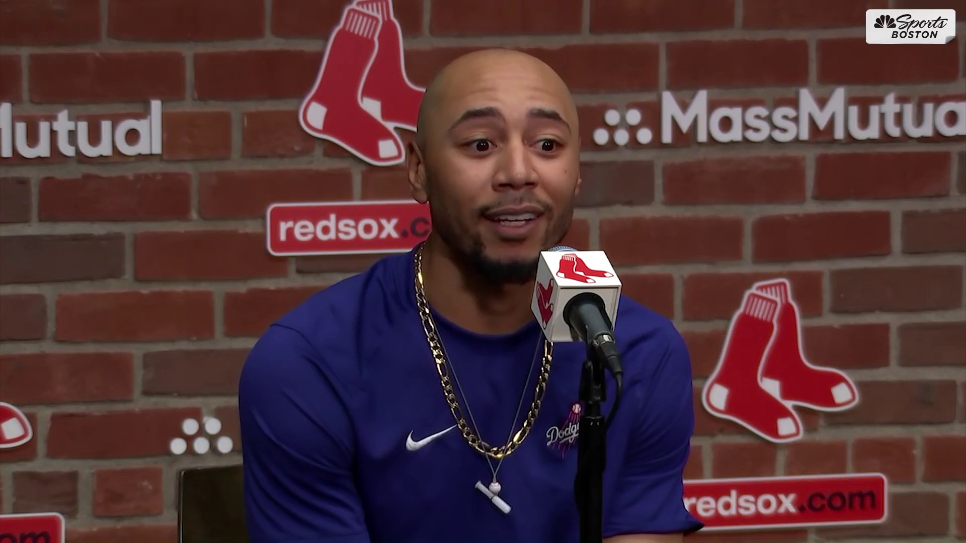 Dodgers' Mookie Betts says he 'wanted to stay in Boston my whole career