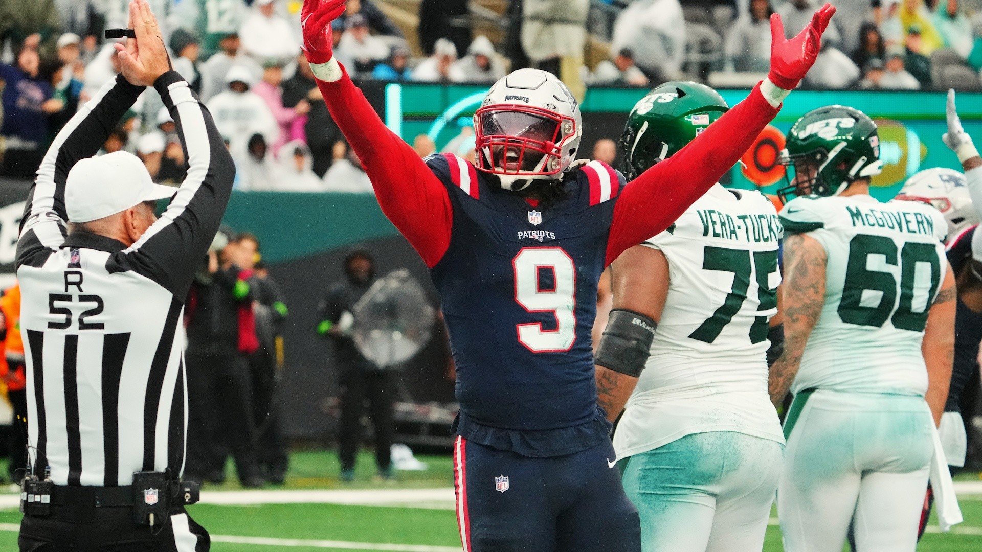 New England Patriots defeat New York Jets: Matthew Judon, Christian  Gonzalez and more: POSTCAST