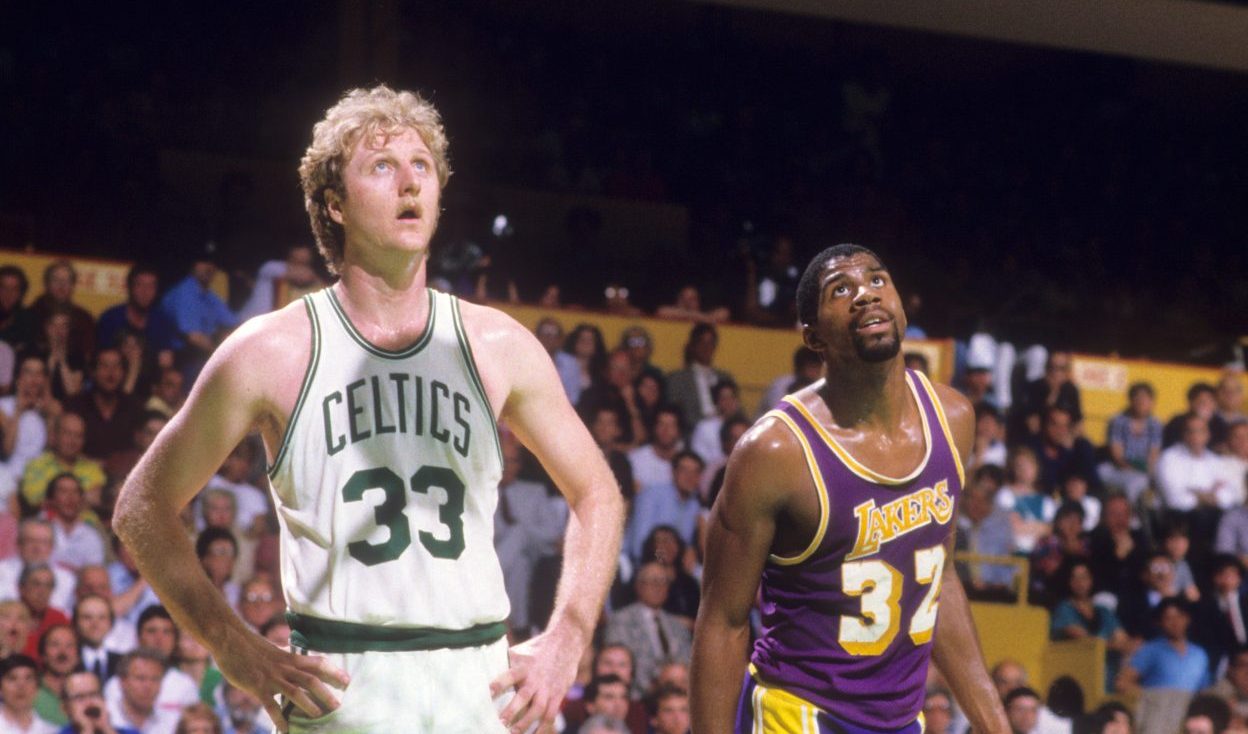 NBA Boston Celtics Kevin McHale LA Lakers Kurt Rambis Color 8 X 10 Photo  Picture