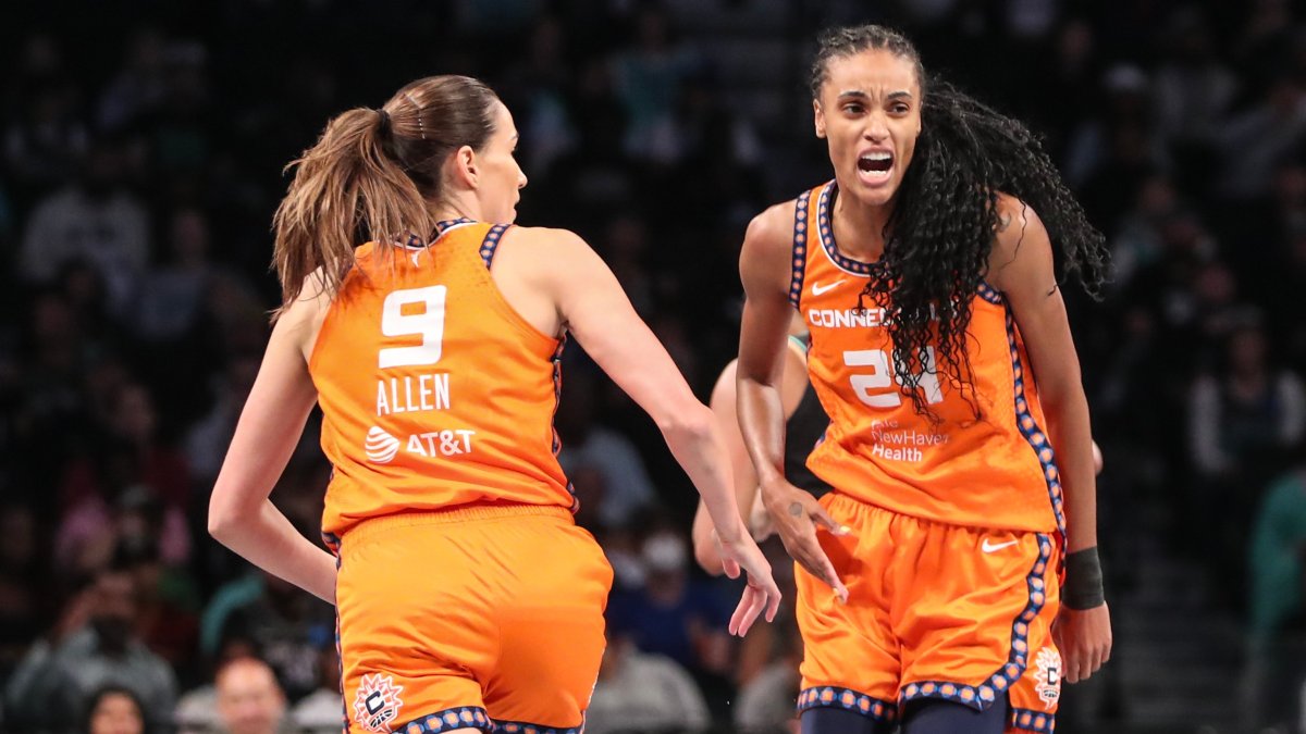 Sun’s Rebecca Allen scores playoff career high in Game 1 win over NY