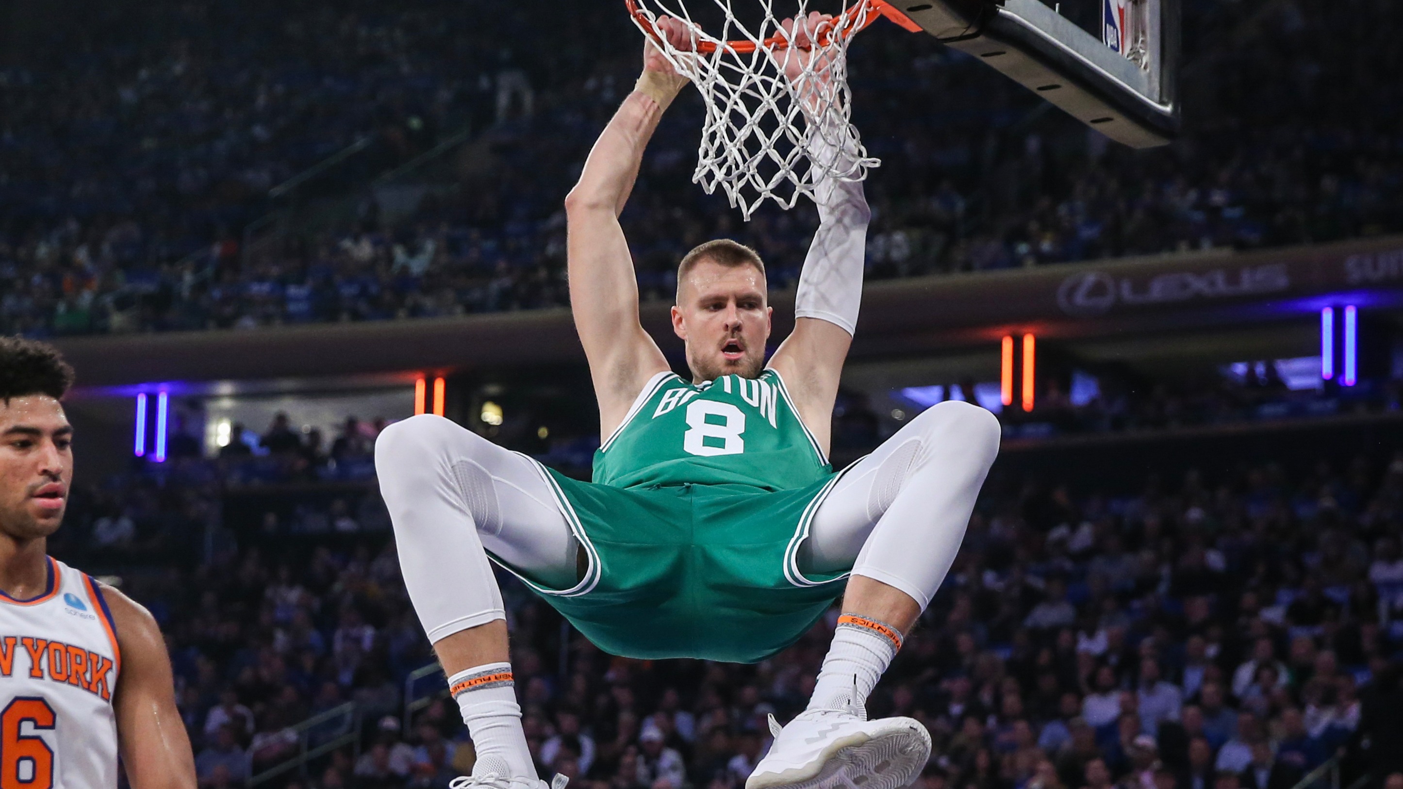 Highlights from Kristaps Porzingis' record-setting Celtics debut – NBC  Sports Boston
