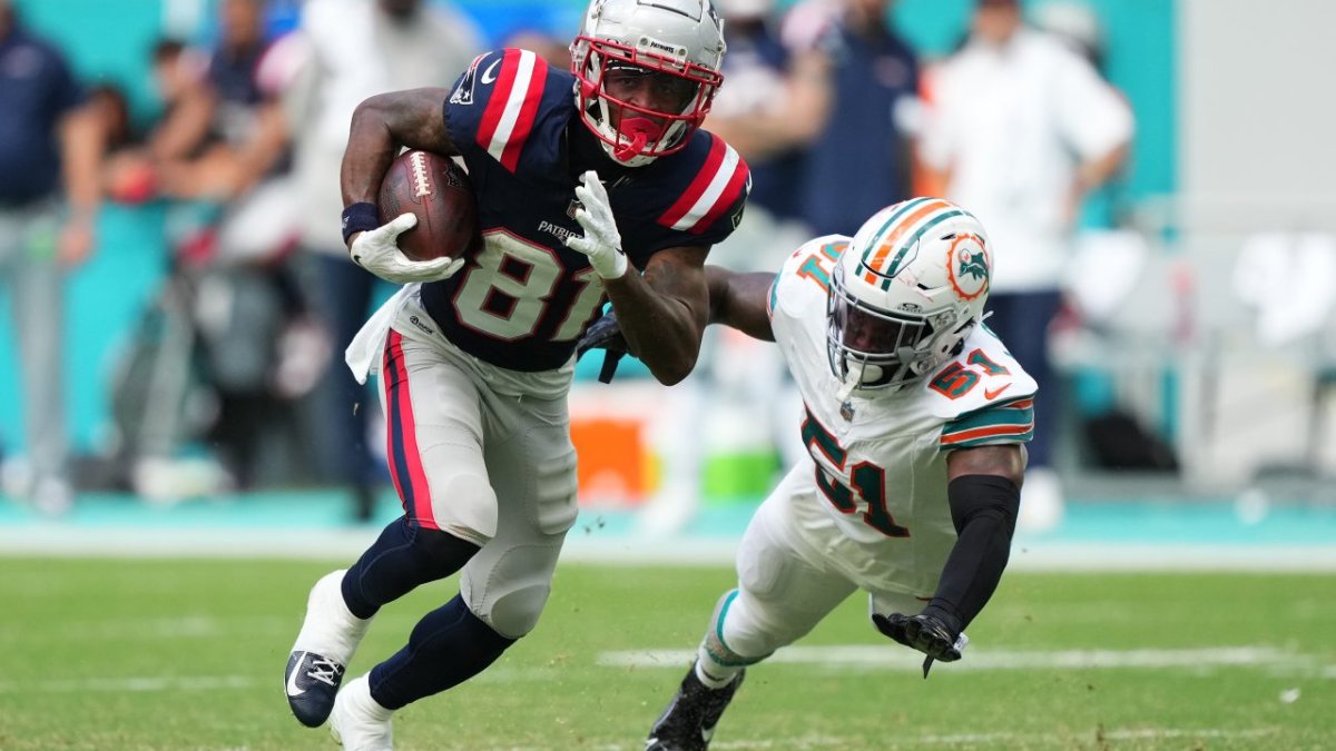 Patriots add WR Demario Douglas to injury report with ankle issue – NBC ...