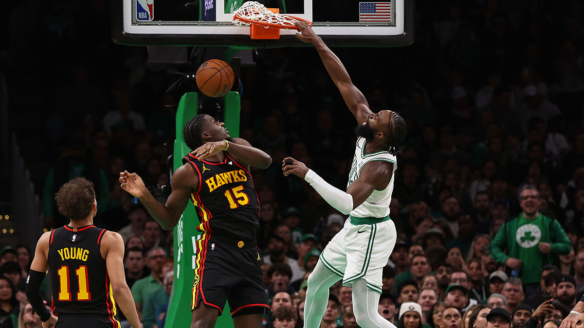 Jaylen Brown's real highlight came right before poster dunk in Celtics-Hawks – NBC Sports Boston