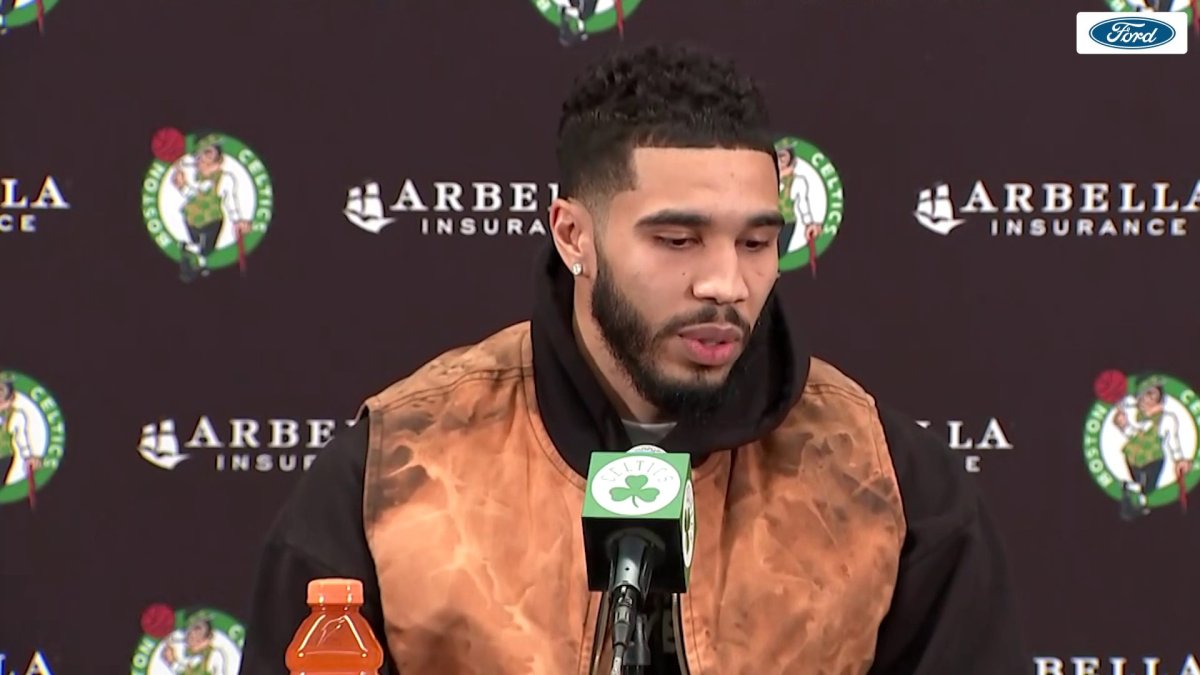 Jayson Tatum on his ejection: “I was extremely surprised” – NBC Sports ...