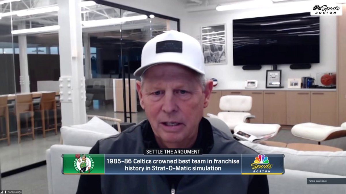 Danny Ainge calls the 1985-86 C’s ‘the best team in NBA history’ – NBC