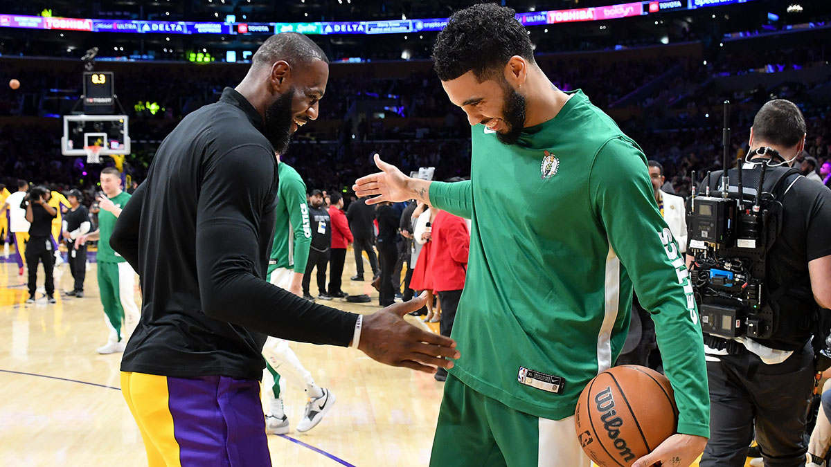 Jayson Tatum’s LeBron James-like growth on display in Celtics-Lakers ...