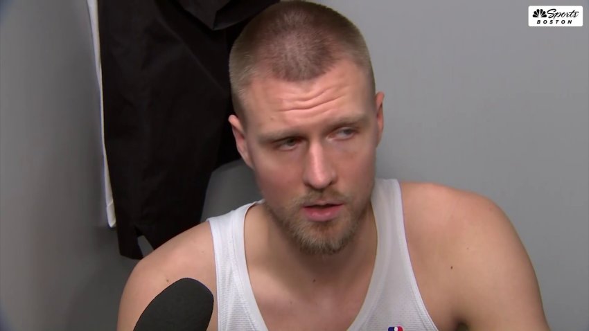 Porzingis provides positive update after suffering ankle sprain