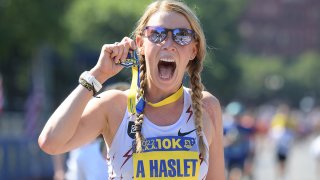 Marathon runner Adrianne Haslet