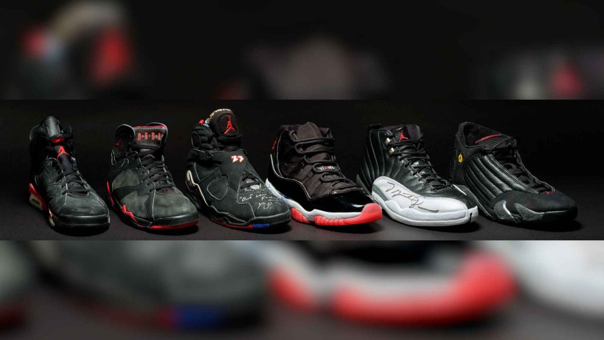 Michael Jordan’s championship sneakers with Bulls sell for  million – NBC Sports Boston