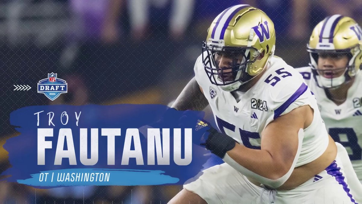 2024 NFL Draft Highlights: Troy Fautanu, OT – Washington – NBC Sports ...