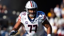 Arizona offensive lineman Jordan Morgan