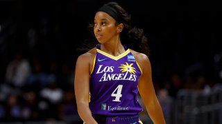 Los Angeles Sparks guard Lexie Brown