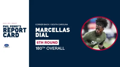 Perry's Draft Grade: CB Marcellas Dial looks like an “upside play”