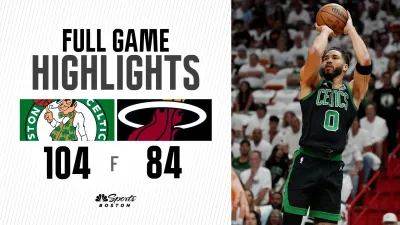 HIGHLIGHTS: Celtics beat Heat handily 104-84; Take 2-1 series lead