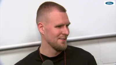 Kristaps Porzingis talks ‘tough' two days before bouncing back in Game 2