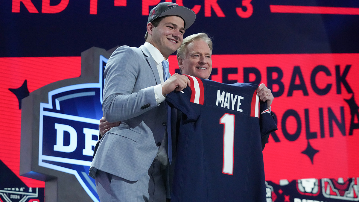 2024 NFL Draft Results: Patriots Take QB Drake Maye With No. 3 Pick ...