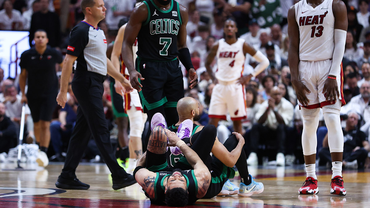 Jayson Tatum responds to Bam Adebayo’s questionable post-whistle foul