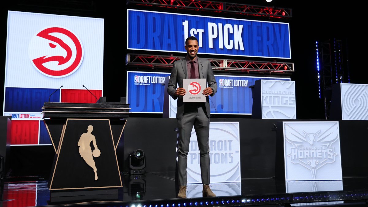 NBA draft lottery results Hawks land No. 1 pick NBC Sports Boston